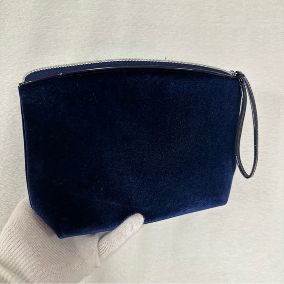 Lancome Handbags - Lancome Blue Velvet Pouch